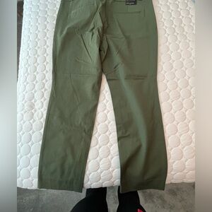 Olive green dress pants